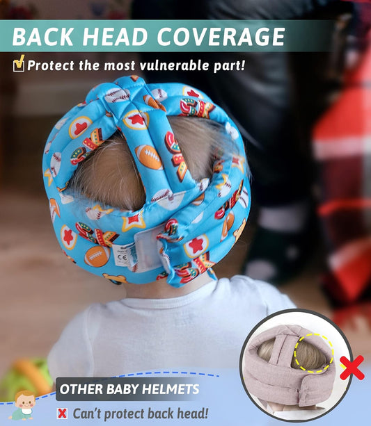 Baby Head Protector - Baby Helmet for Crawling Walking Running - No Bumps and Soft Cushion