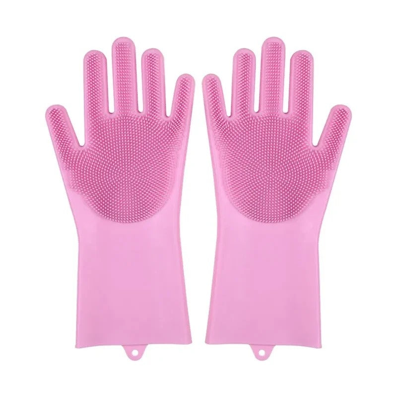 Magic Silicone Gloves for Dishwashing (1 pair)